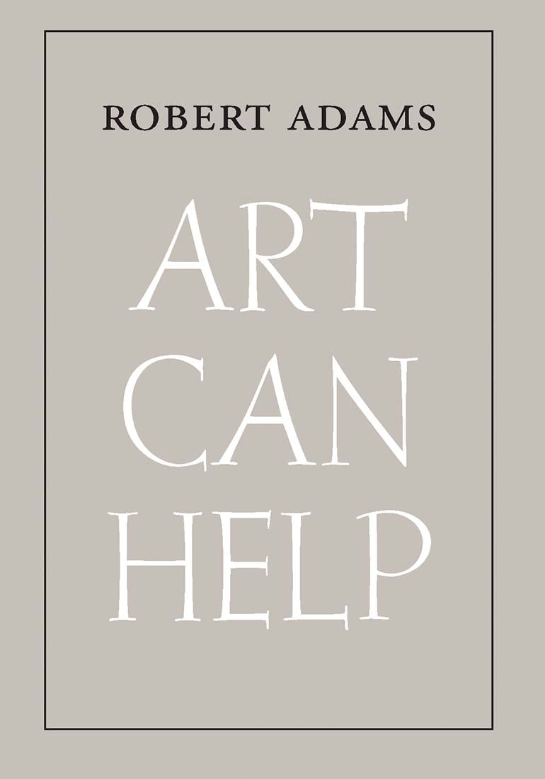 Book cover of Art Can Help by Robert Adams