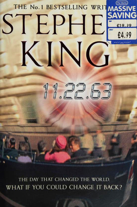 Book cover of 11.22.63 by Stephen King