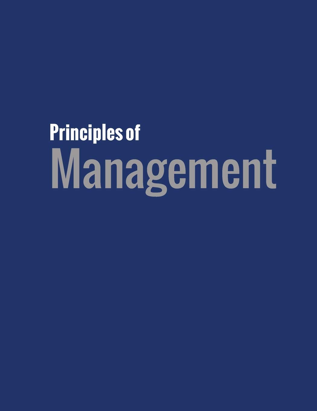 Book cover of Principles Of Management by David S. Bright, Anastasia H Cortes, Eva Hartmann