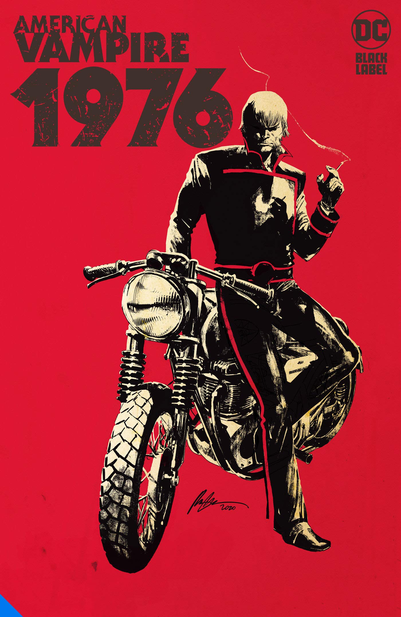 Book cover of American Vampire 1976 by Scott Snyder, Rafael Albuquerque (Illus.), Francesco Francavilla (Illus.), Tula Lotay (Illus.), Ricardo López Ortiz (Illus.), Dave McCaig (Colorist), Steve Wands (Letterer)