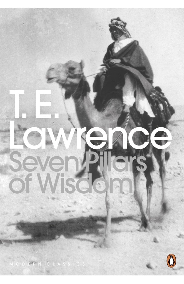 Book cover of Seven Pillars of Wisdom by T.E. Lawrence