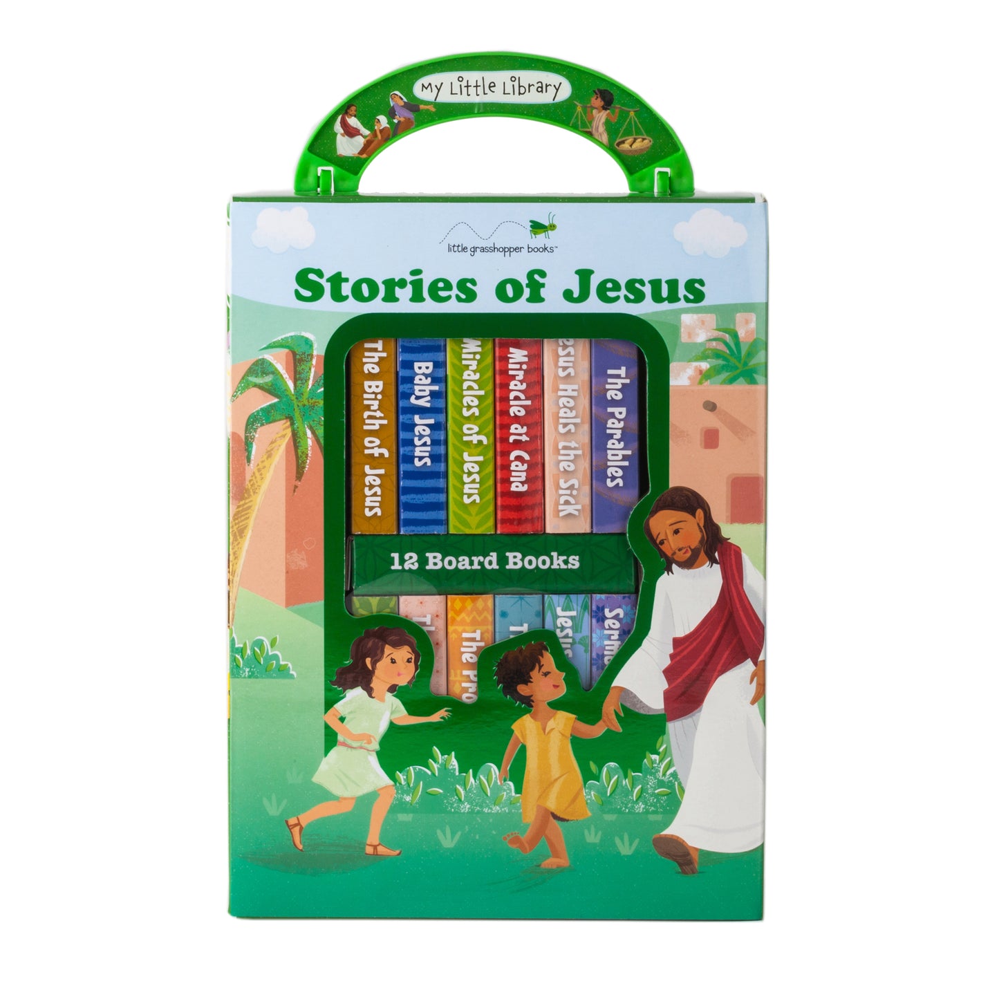Book cover of My Little Library: Stories of Jesus by Little Grasshopper Books, Publications International