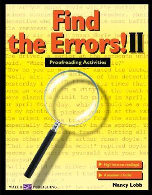 Book cover of Find The Errors! Ii: Proofreading Activities by Nancy Lobb