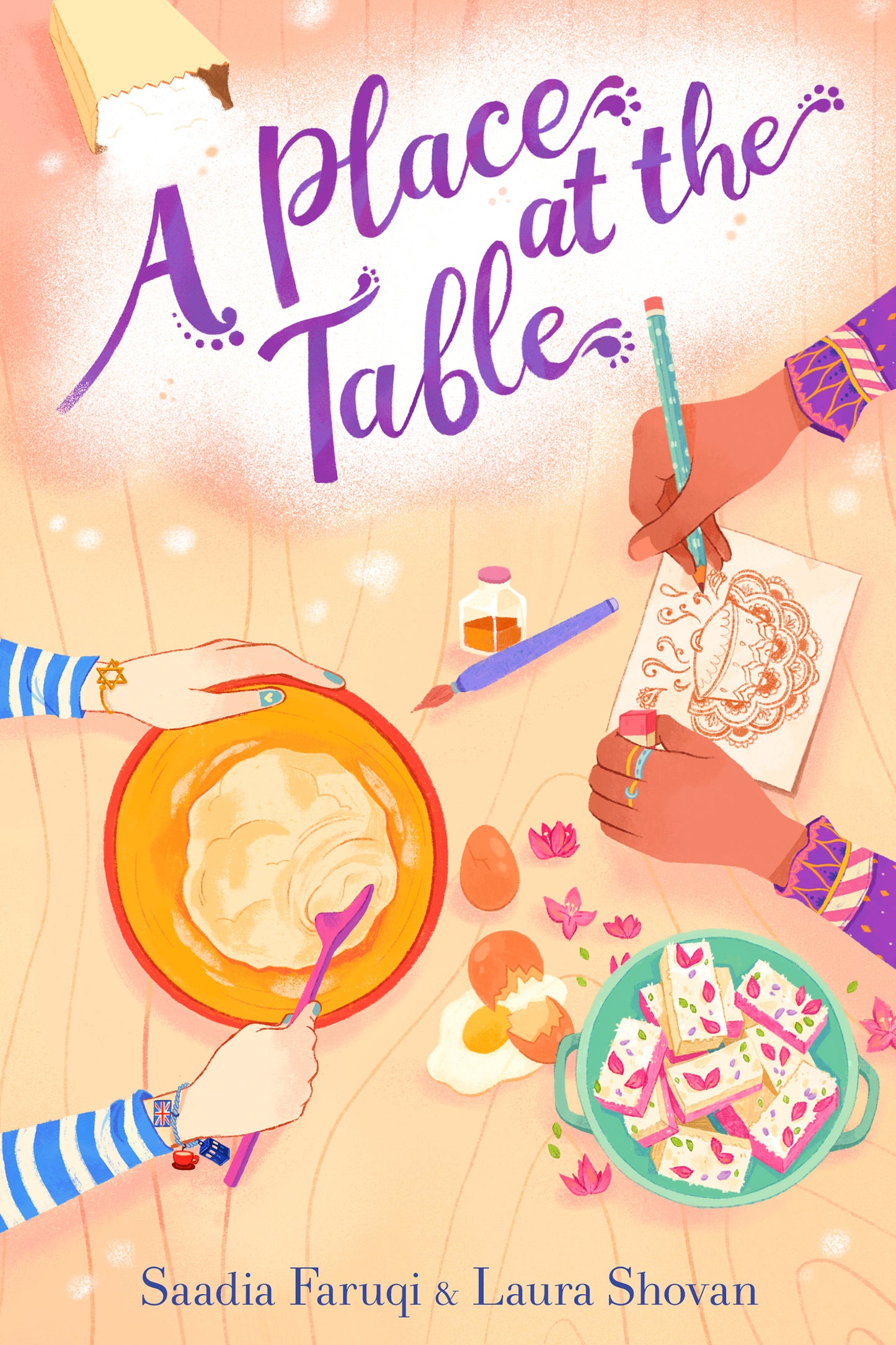 Book cover of A Place at the Table by Saadia Faruqi, Laura Shovan (Illus.)