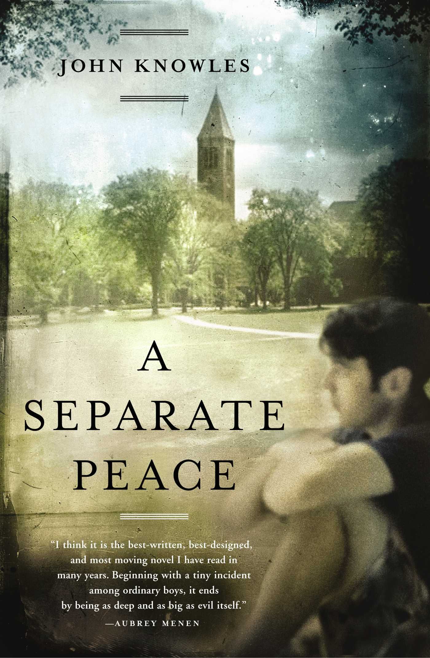 Book cover of A Separate Peace by John Knowles, David Levithan (Afterword)