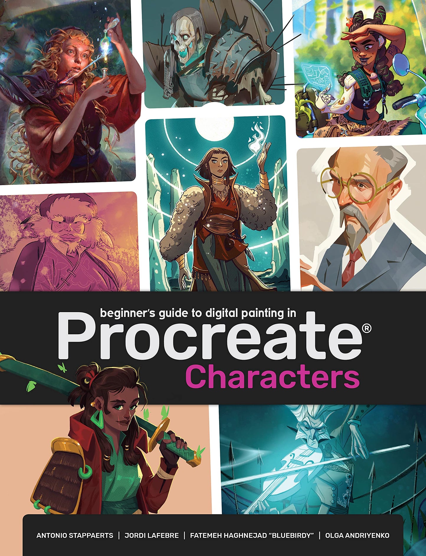 Book cover of Beginner's Guide To Procreate: Characters: How To Create Characters On An Ipad ® by 3dtotal Publishing (Ed.)