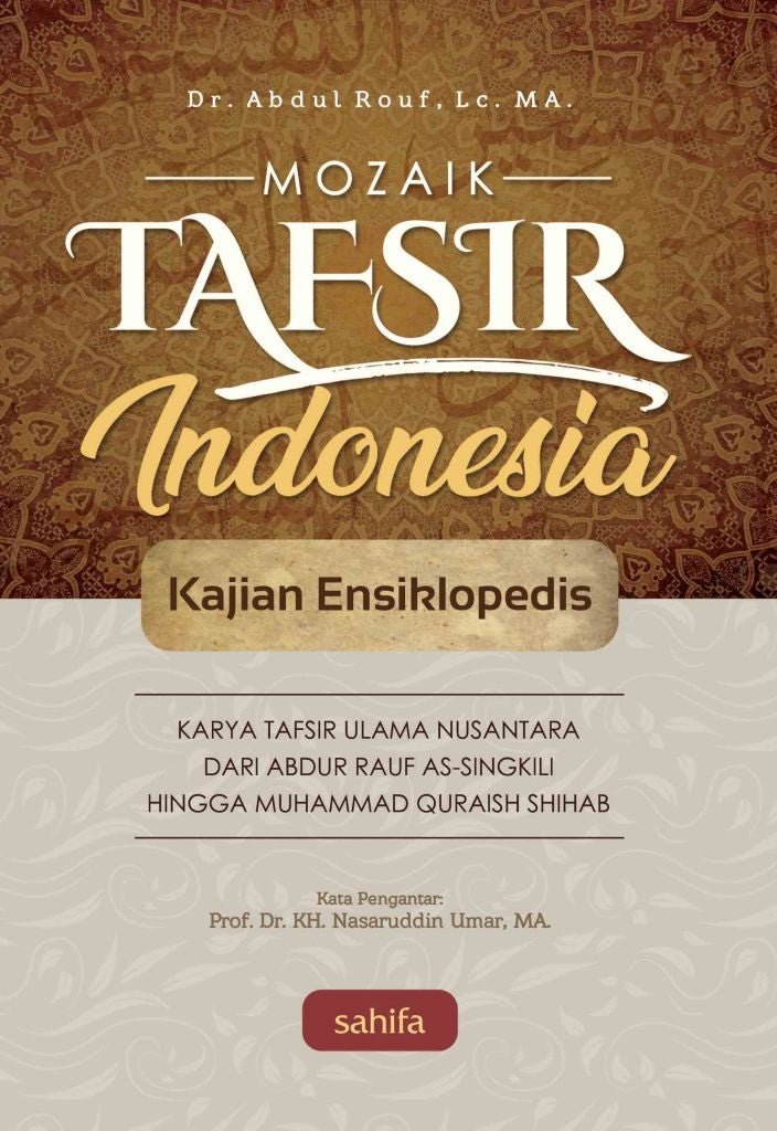 Book cover of Mozaik Tafsir Indonesia by Dr. Abdul Rouf, Lc., MA