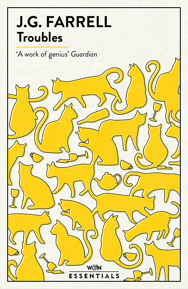Book cover of Troubles by J.G. Farrell
