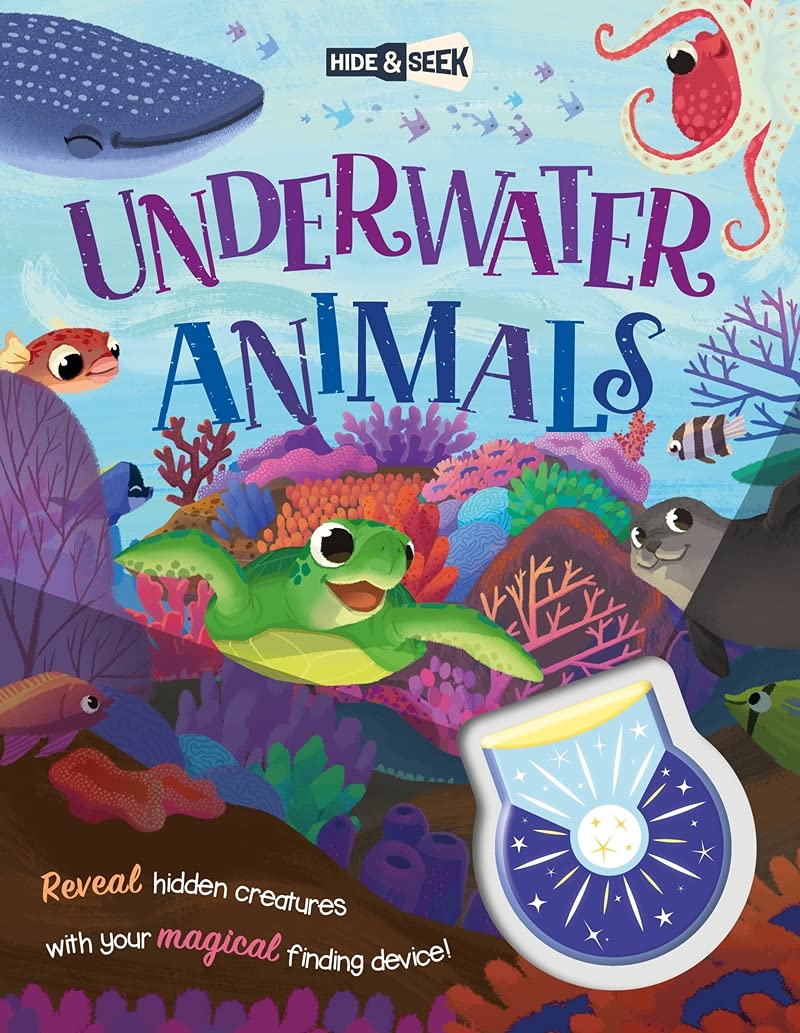 Book cover of Hide-And-Seek Underwater Animals by Igloo Books