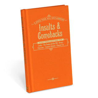 Book cover of Insults & Comebacks For All Occasions by Knock Knock