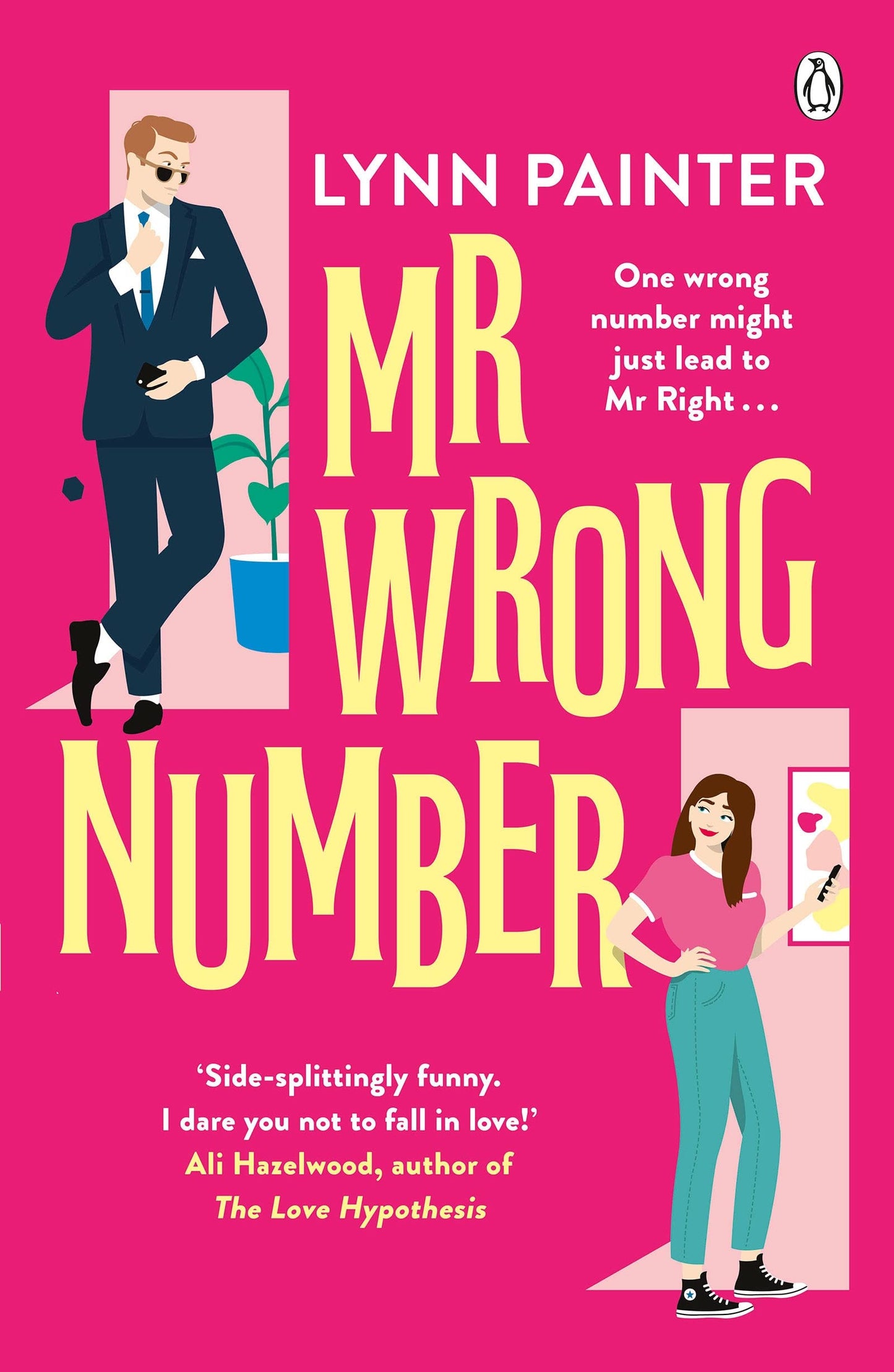 Book cover of Mr. Wrong Number by Lynn Painter
