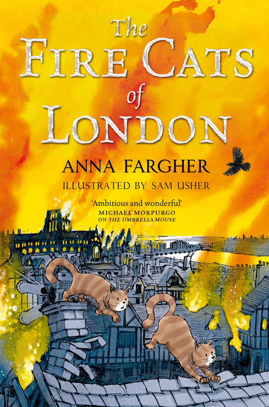 Book cover of The Fire Cats Of London by Anna Fargher