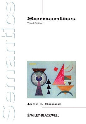 Book cover of Semantics by John I. Saeed