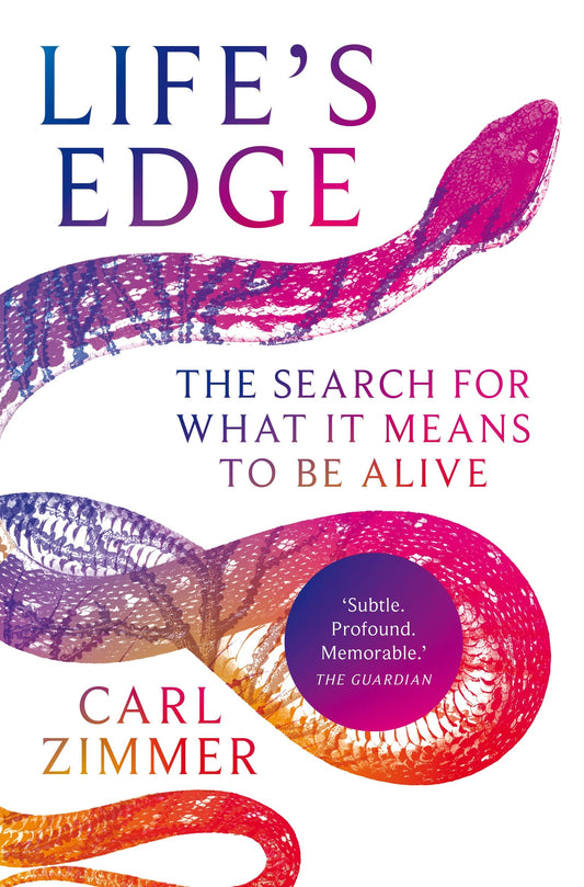 Book cover of Life's Edge: Searching For What It Means To Be Alive by Carl Zimmer