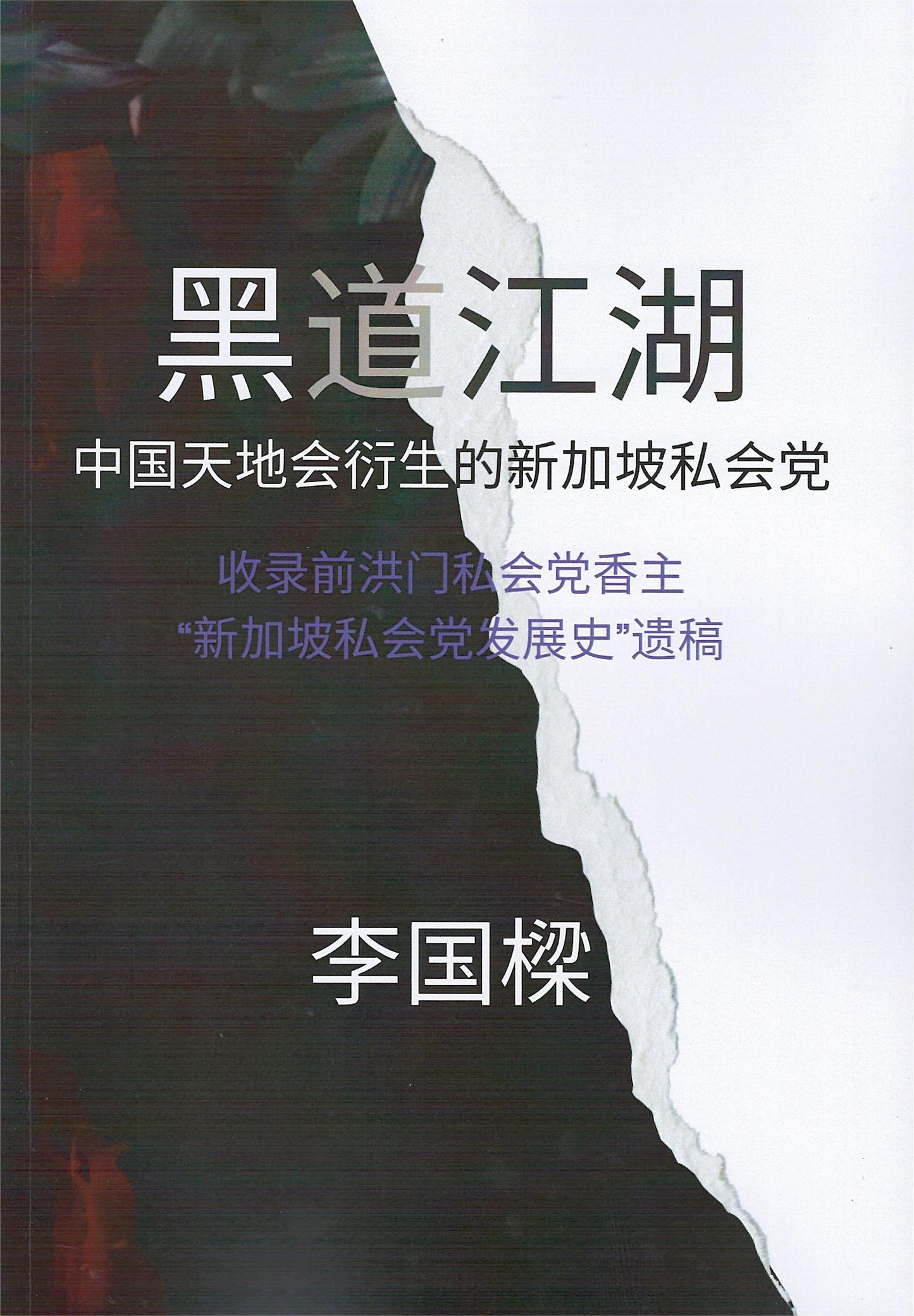 Book cover of 黑道江湖 :中国天地会衍生的新加坡私会党 by 李国樑