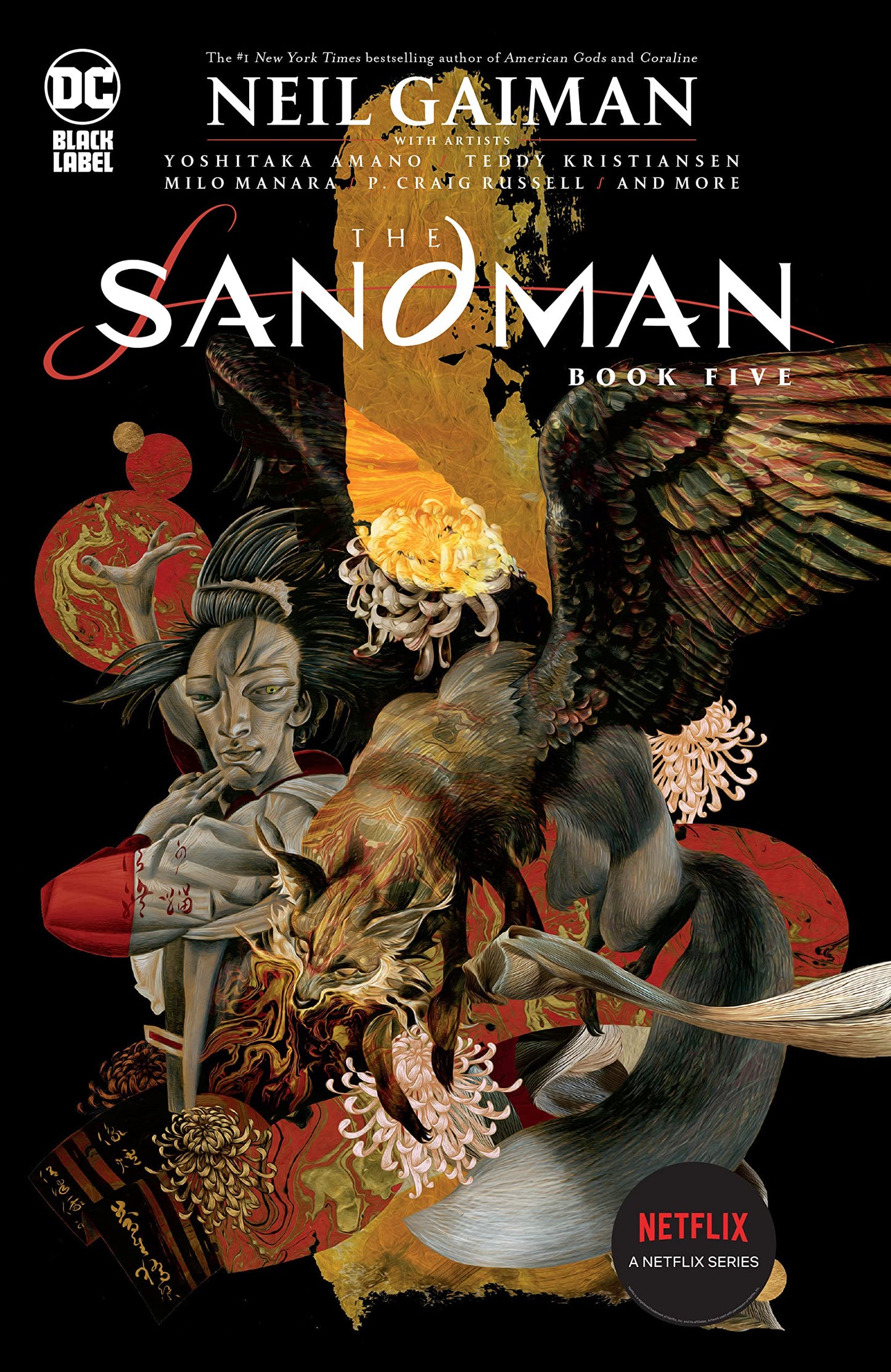 Book cover of The Sandman: Book Five by Neil Gaiman, Frank Quitely (Illus.), P. Craig Russell (Illus.)