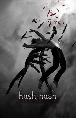 Book cover of Hush, Hush by Becca Fitzpatrick