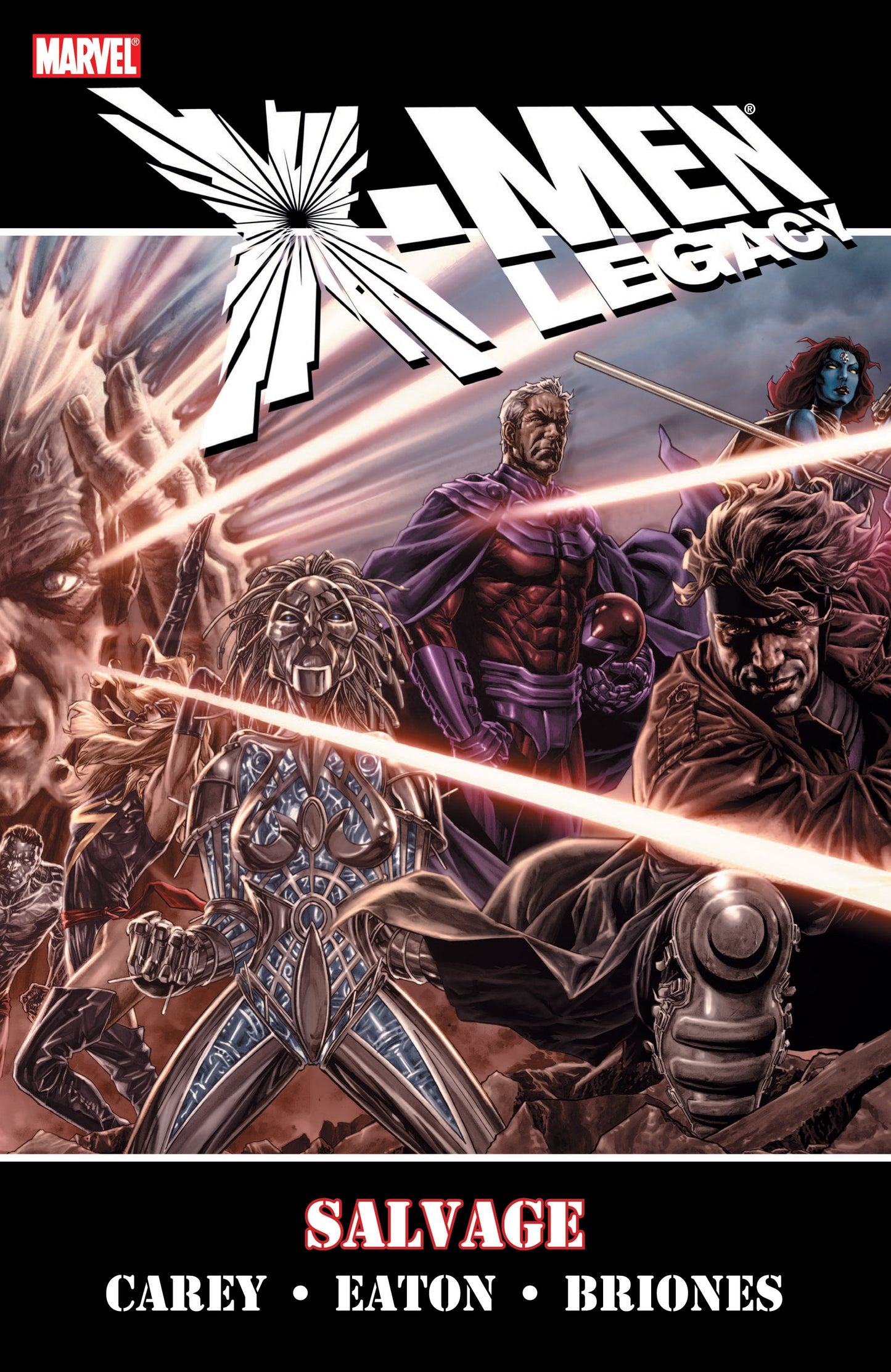 Book cover of X-Men Legacy, Vol. 3: Salvage by Mike Carey, Philippe Briones (Illus.), Scot Eaton (Illus.)