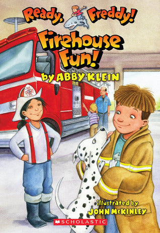 Book cover of Firehouse Fun by Abby Klein, John McKinley (Illus.)