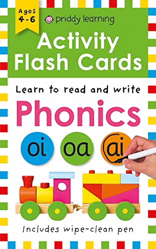 Book cover of Activity Flash Cards Phonics by Roger Priddy