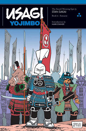 Book cover of Usagi Yojimbo, Vol. 2: Samurai by Stan Sakai