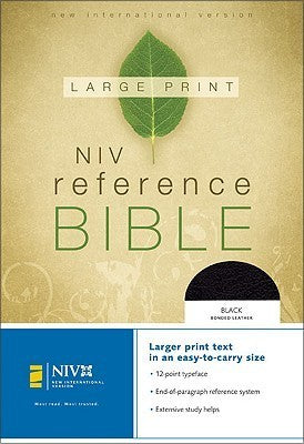 Book cover of Holy Bible: NIV Large Print Reference Bible, Personal Size by Anonymous