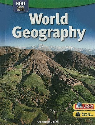 Book cover of Geography Middle School, World Geography: Student Edition 2009 by Christopher Salter