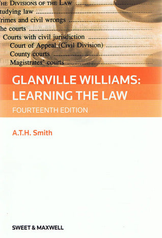 Book cover of Glanville Williams: Learning The Law by Glanville L. Williams, A.T.H. Smith