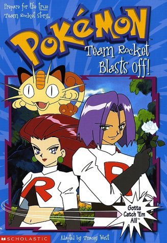Book cover of Pokemon Chapter Book #05: Team Rocket Blast Off! by Tracey West