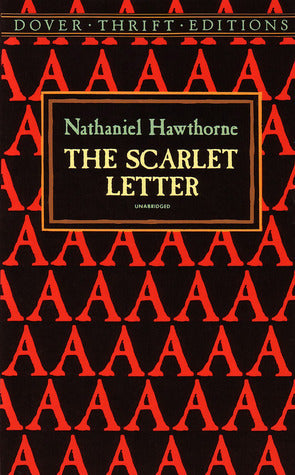Book cover of The Scarlet Letter by Nathaniel Hawthorne