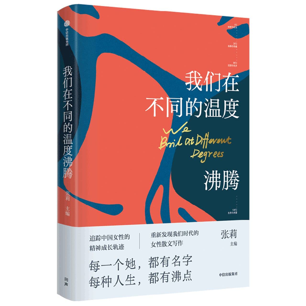 Book cover of 我们在不同的温度沸腾 by 张莉