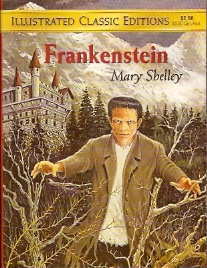 Book cover of Frankenstein by Malvina G. Vogel (Adapter), Mary Wollstonecraft Shelley
