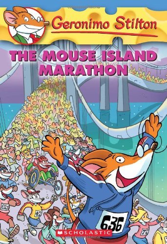 Book cover of The Mouse Island Marathon by Geronimo Stilton