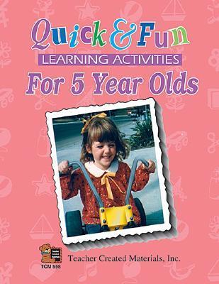 Book cover of Quick & Fun Learning Activities For 5-Year Olds by Julia Jasmine