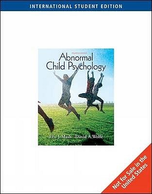Book cover of Abnormal Child Psychology by Eric J. Mash