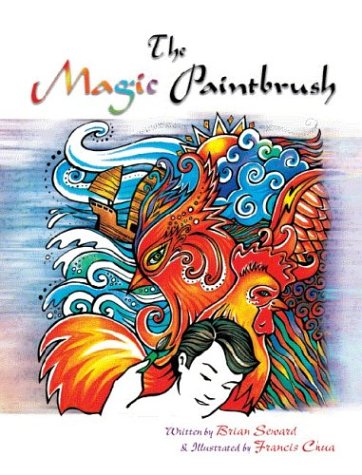 Book cover of The Magic Paintbrush by Brian Seward
