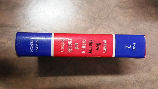 Book cover of Harrap's New Shorter French And English Dictionary. Pt. 2, English-French by Jean Edmond Mansion