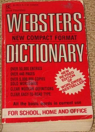 Book cover of Webster's Dictionary by Merriam-Webster