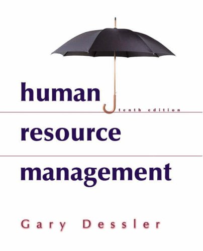 Book cover of Human Resource Management by Gary Dessler