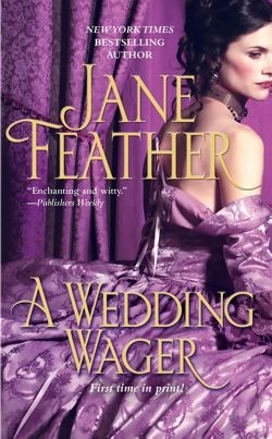 Book cover of A Wedding Wager by Jane Feather