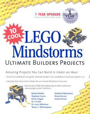 Book cover of 10 Cool LEGO Mindstorms Ultimate Builder Projects: Amazing Projects You Can Build in Under an Hour by Mario   Ferrari, Guilio Ferrari