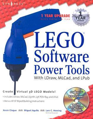 Book cover of LEGO Software Power Tools, With LDraw, MLCad, And LPub by Kevin Clague