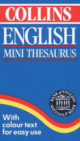 Book cover of Collins English Mini Thesaurus by N-A