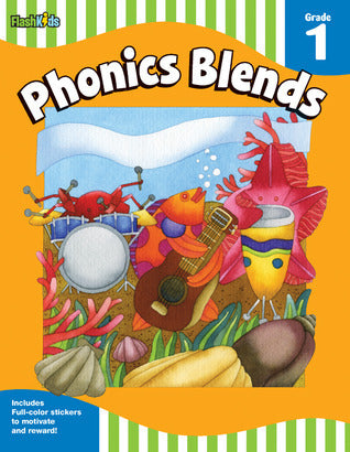 Book cover of Phonics Blends: Grade 1 by Shannon Keeley (Ed.)