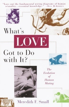Book cover of What's Love Got to Do with It?: The Evolution of Human Mating by Meredith Small