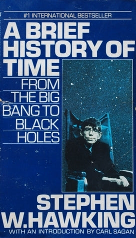 Book cover of A Brief History of Time: From the Big Bang to Black Holes by Stephen Hawking