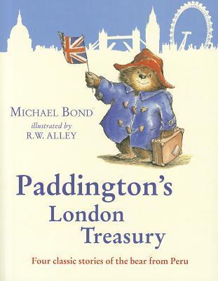 Book cover of Paddington's London Treasury by Michael Bond