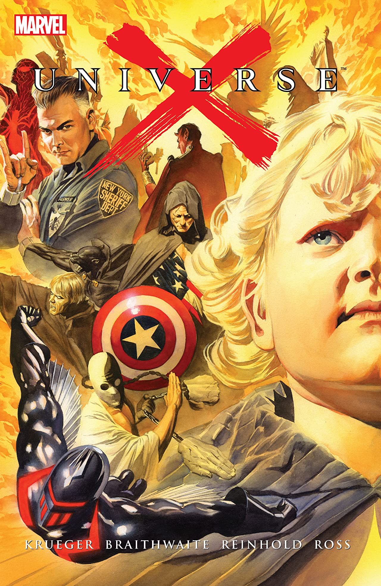 Book cover of Universe X, Vol. 1 by Jim Krueger, Alex Ross (Illus.)