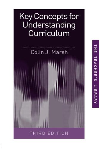 Book cover of Key Concepts For Understanding Curriculum by Colin J. Marsh