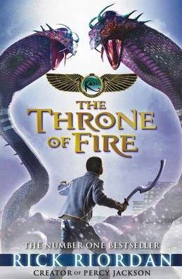 Book cover of The Throne Of Fire by Rick Riordan